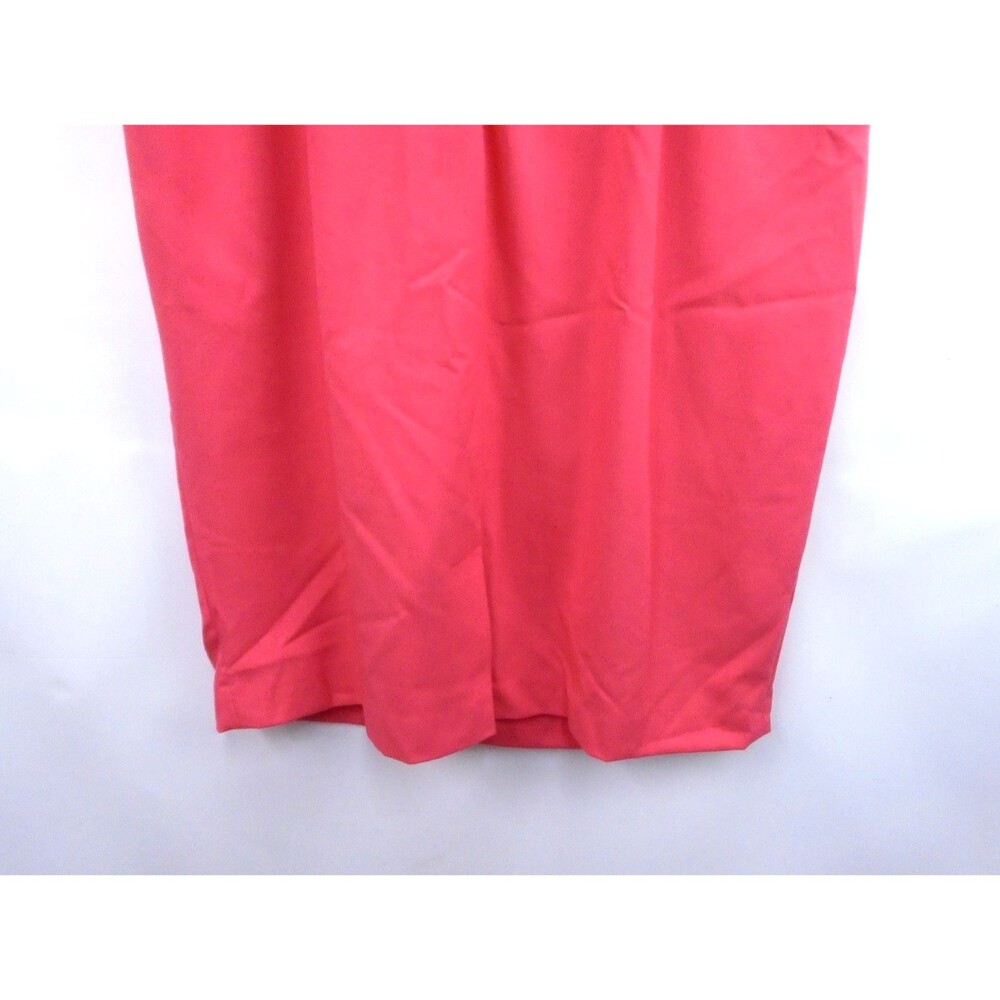 Calvin Klein Sheath Dress Womens Size 12 Side Ruched Horseshoe Neck Sleeveless - Picture 9 of 14